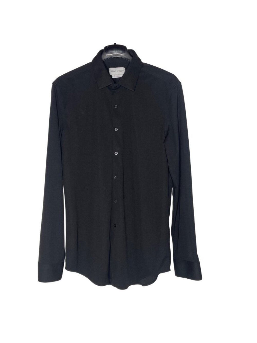 Ministry of Supply Knit Button Down Stretch Shirt Sz LG SLIM Tech Performance